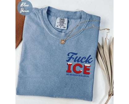 No Human Is Illegal Shirt, Fuck ICE Shirt, Abolish ICE Shirt, Human Rights Activist, Immigration Human Rights Sweatshirt, Fuck Trump
