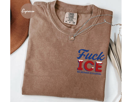 No Human Is Illegal Shirt, Fuck ICE Shirt, Abolish ICE Shirt, Human Rights Activist, Immigration Human Rights Sweatshirt, Fuck Trump