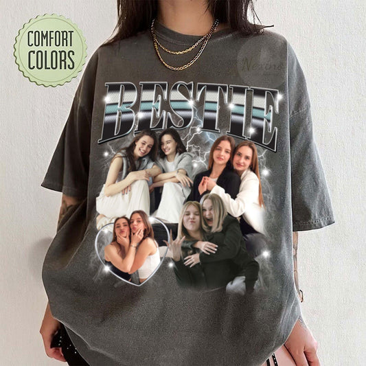 Custom 90s Vintage Besties BFFs Bootleg Shirt, Custom Bootleg Shirt, Best Friend Birthday Bachelorette, Best Friend Gift Ideas BFF Besties