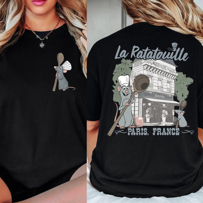 Little Chef Remy T-shirt, Disney Ratatouille Paris Shirt, Pixar Ratatouille Tee, Disney Cute Mouse Shirt, Gusteau's T-shirts