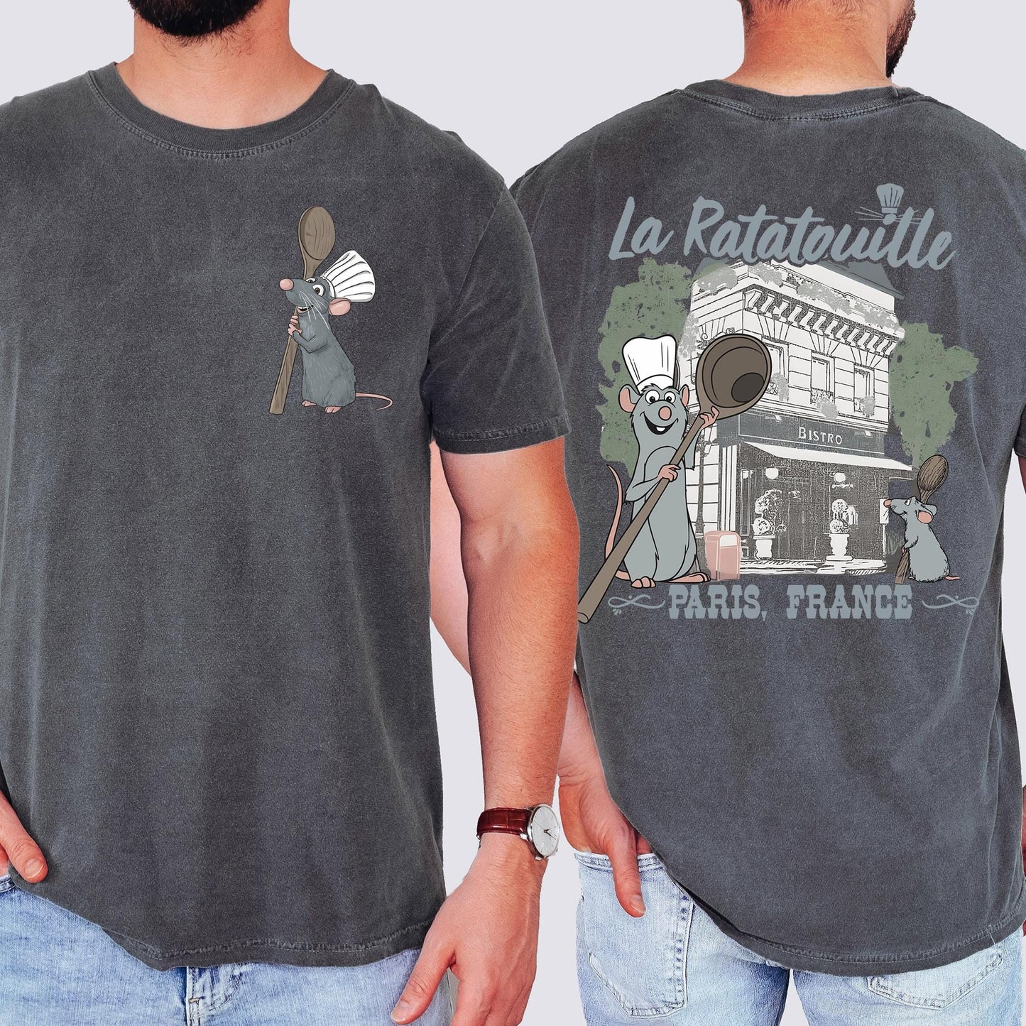 Little Chef Remy T-shirt, Disney Ratatouille Paris Shirt, Pixar Ratatouille Tee, Disney Cute Mouse Shirt, Gusteau's T-shirts