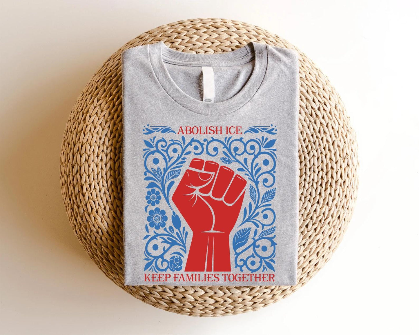 Abolish Ice Shirt, Social Justice Shirt, No Human is Illegal, Activism Apparel, Immigration Human Rights Tee, Anti Trump Shirt