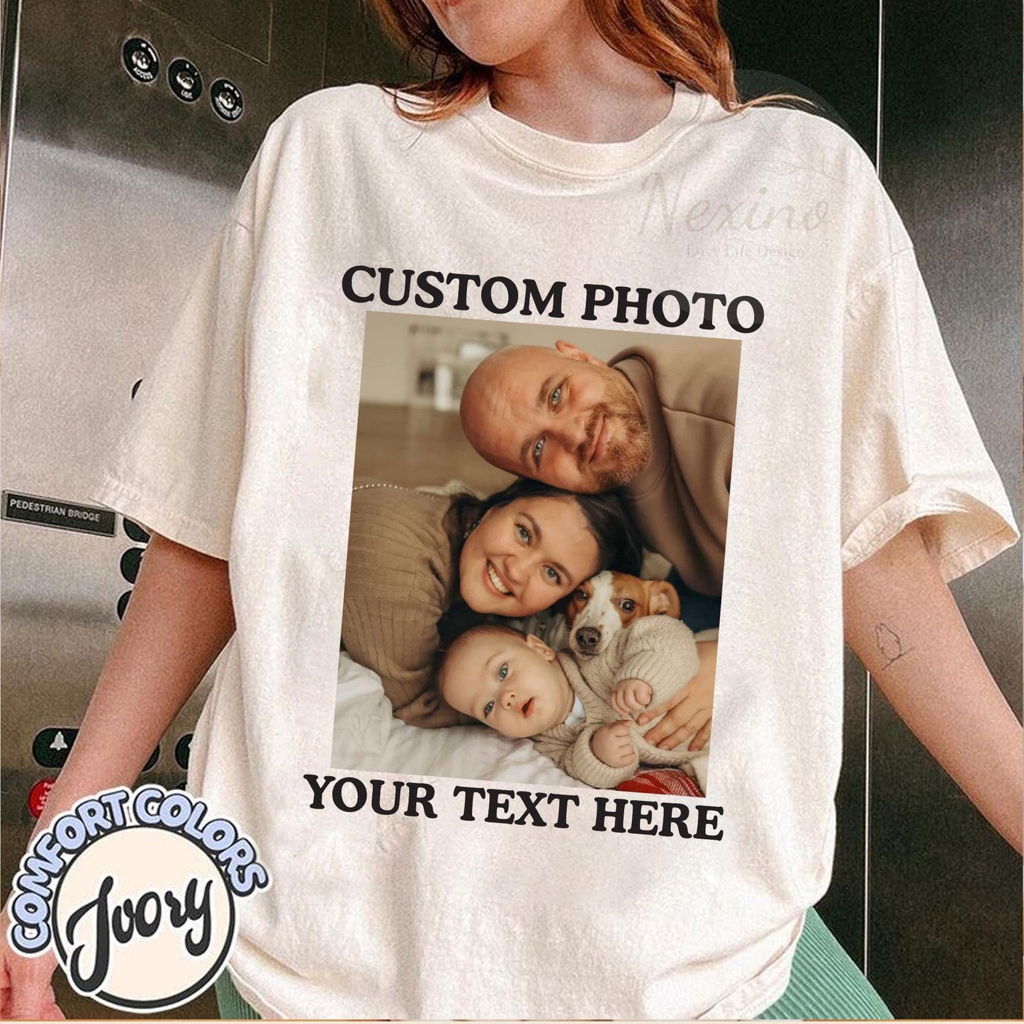 Custom Photo Shirt For Dad, Father's Day Shirt, Personalized Dad Portrait Shirt, Fathers Day Gifts, Dad Birthday Gift, Gift for Husband, Him