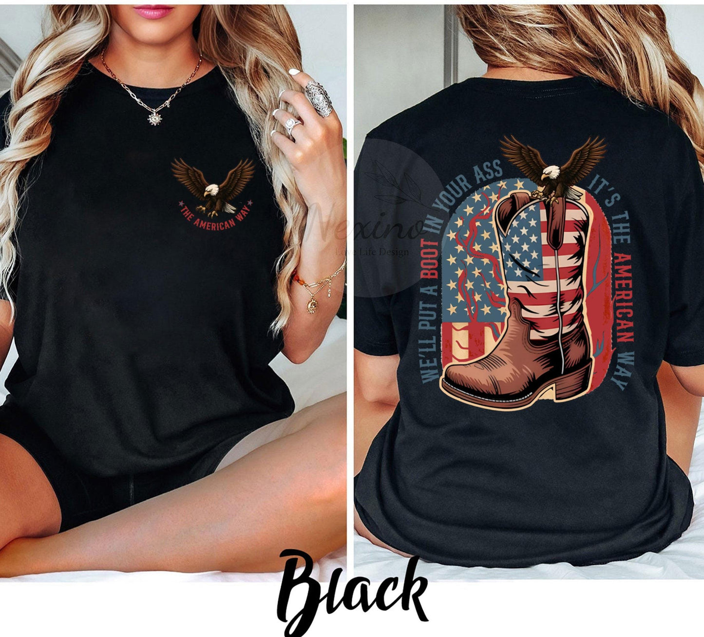 We'll Put A Boot In Your Ass It's The American Way T-shirt, Toby Keith Shirt, 4th Of July Shirt, Courtesy Of The Red, White & Blue Shirt