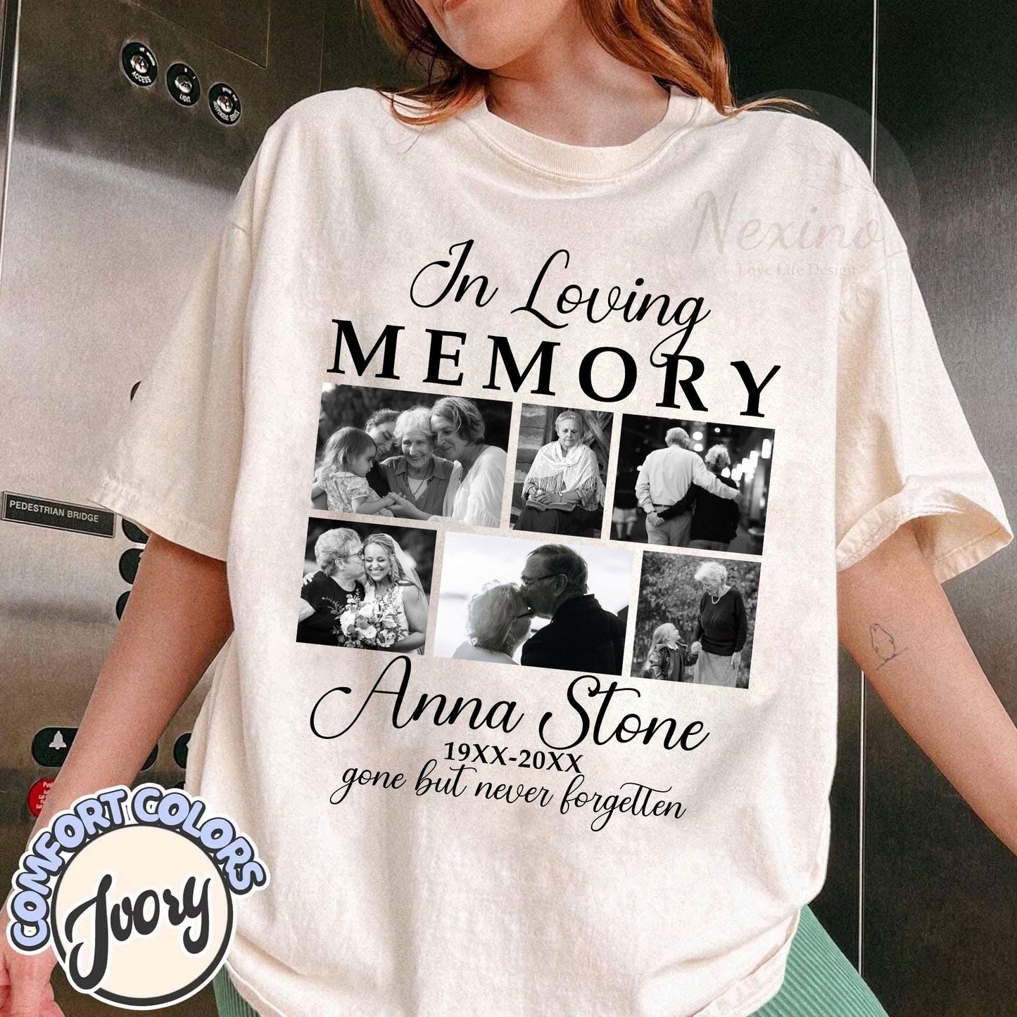Custom Memorial Photo Shirt, Personalized Remembrance Tee, In Loving Memory Shirt, RIP Tribute Tee, Sympathy Gift for Loss, Funeral Keepsake