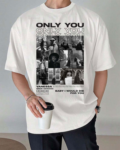 Custom Only You Shirt, Only You Custom T-Shirt, Custom Girlfriend Shirt, Only You Tee, Collage Shirt, Custom Photo Shirt, Boyfriend Shirts