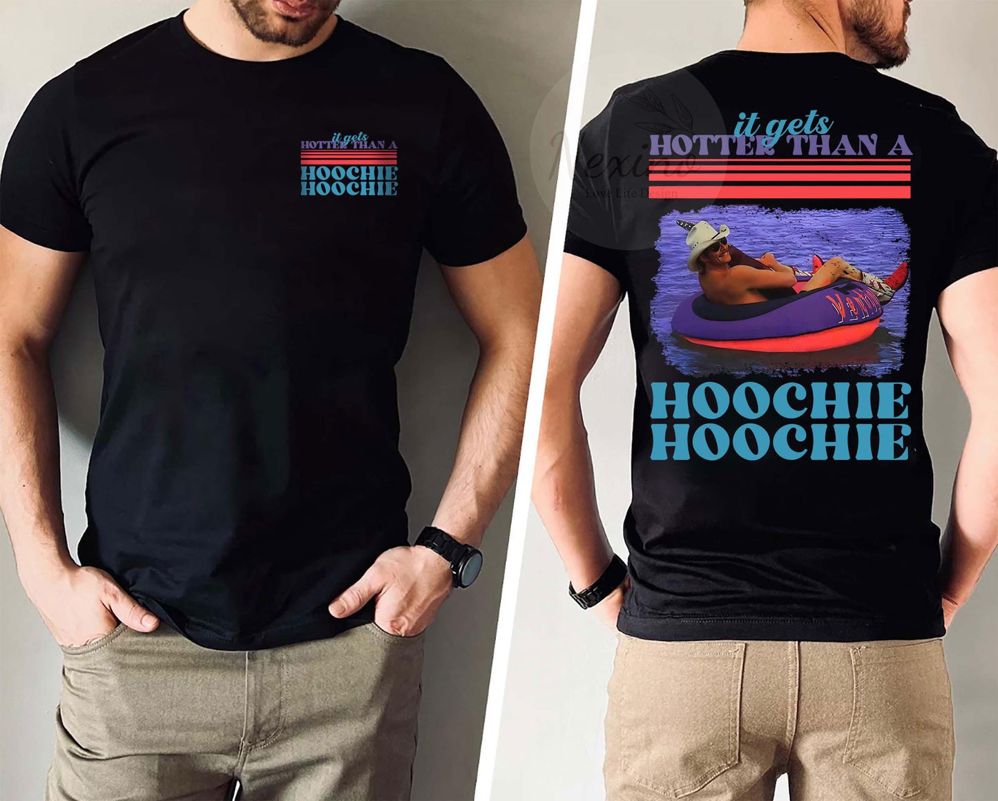 Hotter Than A Hoochie Coochie Comfort Colors Shirt, Meme Summer Vacation Tshirt, Music Lover Tshirt, 90s Country Music, Trendy Summer Tee