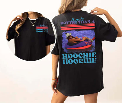 Hotter Than A Hoochie Coochie Comfort Colors Shirt, Meme Summer Vacation Tshirt, Music Lover Tshirt, 90s Country Music, Trendy Summer Tee