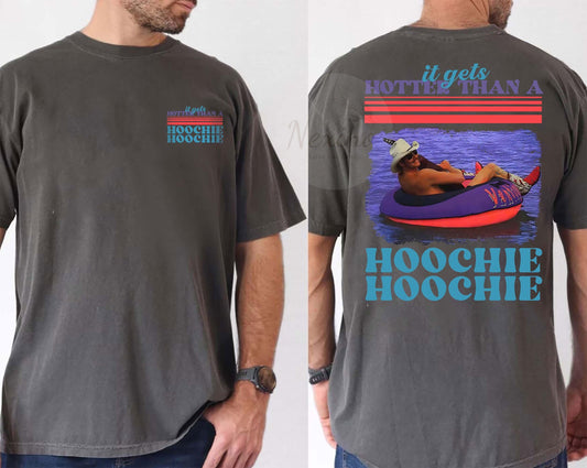 Hotter Than A Hoochie Coochie Comfort Colors Shirt, Meme Summer Vacation Tshirt, Music Lover Tshirt, 90s Country Music, Trendy Summer Tee