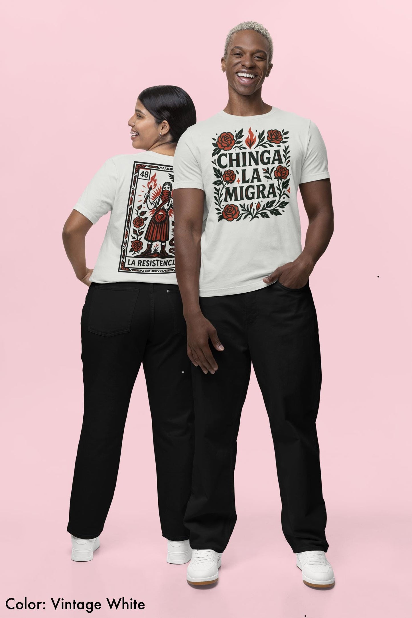La Resistencia Latinx Tee: Lotería Art, Cultural Protest Shirt