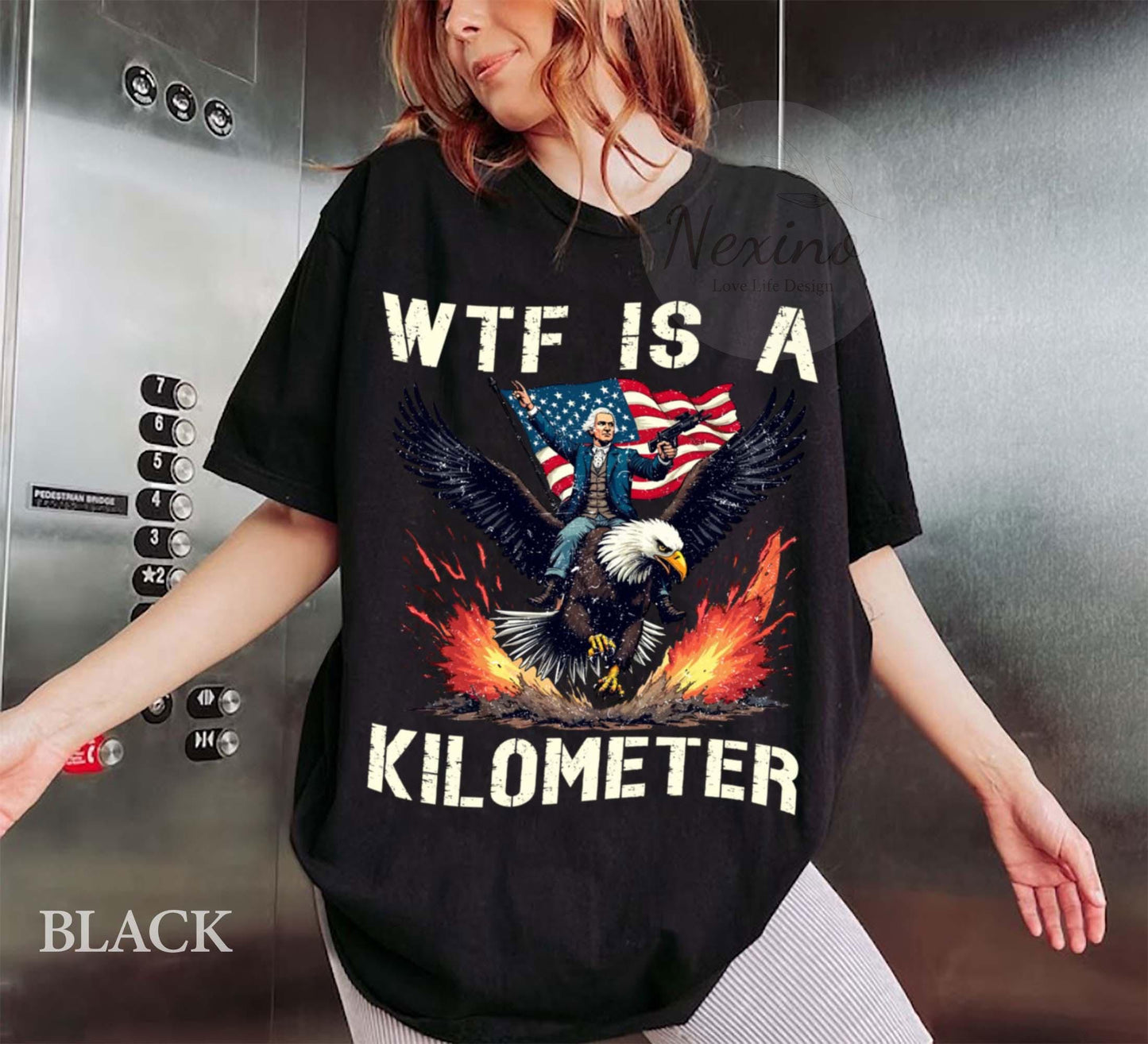 WTF Is A Kilometer T-shirt, Funny 4th Of July Shirt, Founding Father Sweatshirt, USA Meme Tee, Independence Day Gift, Patriotic Crewneck