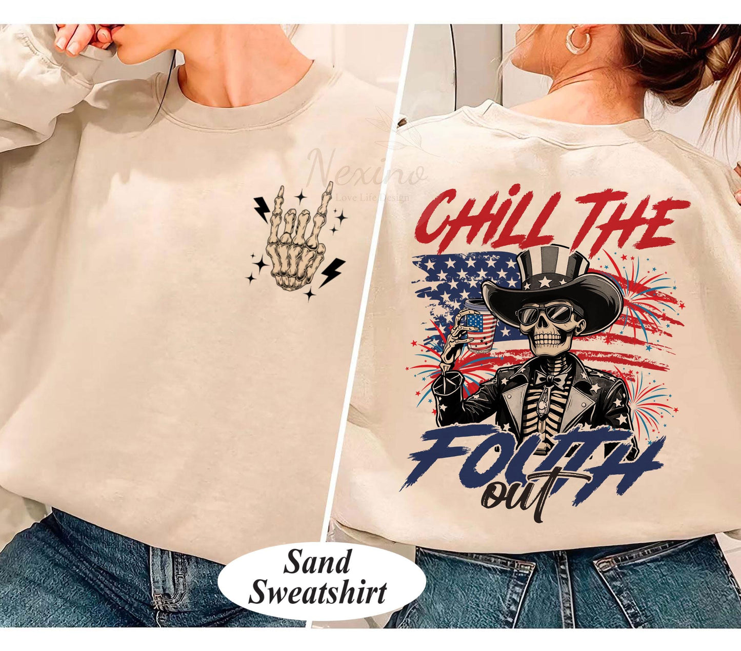 Chill The Fourth Out Shirt, Retro 4th Of July Shirt, Funny Fourth Of July Shirt, Patriotic Shirt, USA T-Shirt, American Flag Shirt