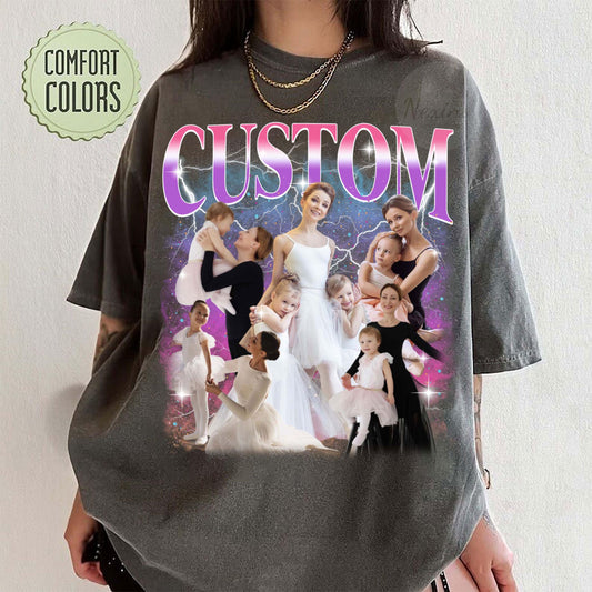Custom Dance Mom Shirt, Custom Bootleg Rap Dance Mom Tee, Personalized Dance Mom, Custom Photohi Srt, Mothers Day Gift Mom Dancing Lover Tee