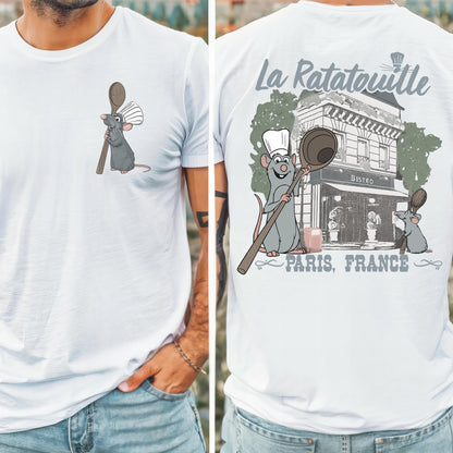 Little Chef Remy T-shirt, Disney Ratatouille Paris Shirt, Pixar Ratatouille Tee, Disney Cute Mouse Shirt, Gusteau's T-shirts