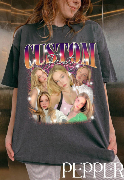 Custom Your Own Bootleg Tee, Vintage Graphic 90s Tshirt, Retro Custom Bootleg Rap Tee, Custom Bootleg, Custom Your Photo, Insert Your Design