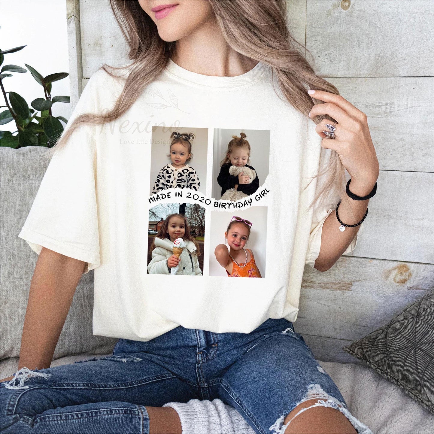Custom Birthday Photo Shirt, Personalized Photo Shirt, Custom Shirt With Photo, Custom T-Shirt Graphic, Birthday girl shirt, Picture Shirt