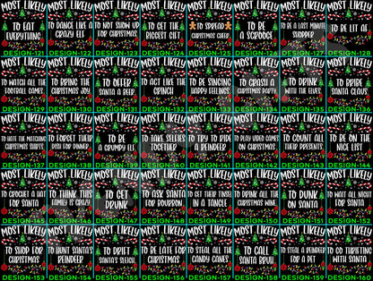 Funny 320 Quotes Most Likely Christmas Tee,Christmas Crew Shirt,Christmas Pajama,Matching Christmas Tee,Long Sleeve,Holiday T-shirt,Xmas Tee