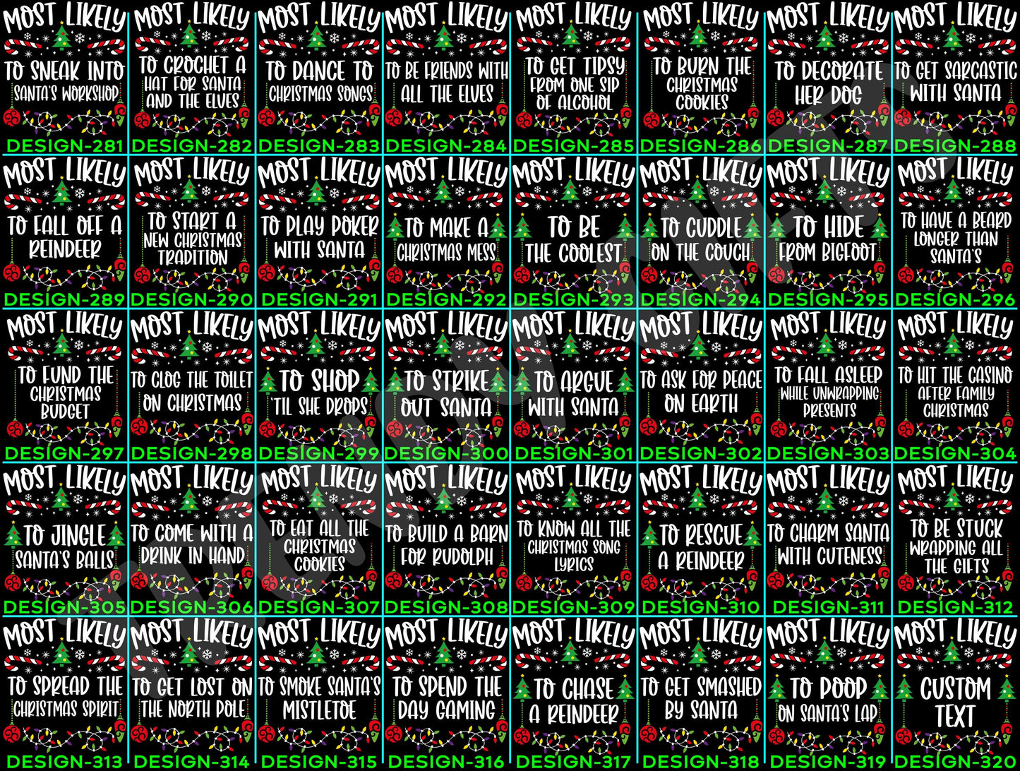 Funny 320 Quotes Most Likely Christmas Tee,Christmas Crew Shirt,Christmas Pajama,Matching Christmas Tee,Long Sleeve,Holiday T-shirt,Xmas Tee