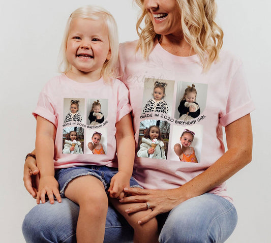 Custom Birthday Photo Shirt, Personalized Photo Shirt, Custom Shirt With Photo, Custom T-Shirt Graphic, Birthday girl shirt, Picture Shirt
