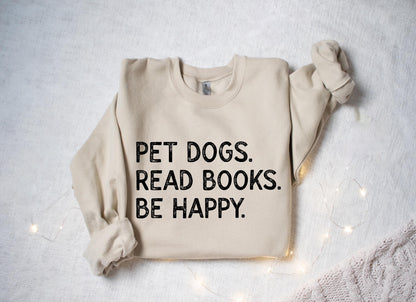 Dogs Reading Books T-Shirt: Book Lover Gift, Dog Mom Shirt