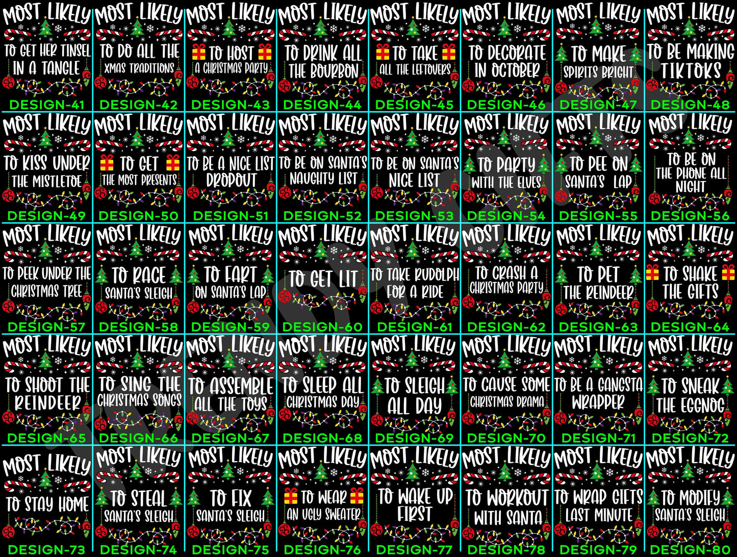 Funny 320 Quotes Most Likely Christmas Tee,Christmas Crew Shirt,Christmas Pajama,Matching Christmas Tee,Long Sleeve,Holiday T-shirt,Xmas Tee