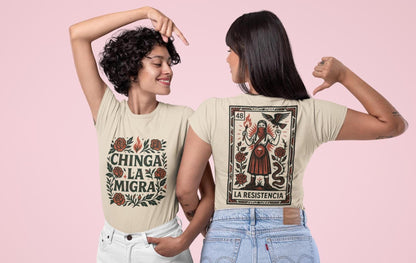 La Resistencia Latinx Tee: Lotería Art, Cultural Protest Shirt