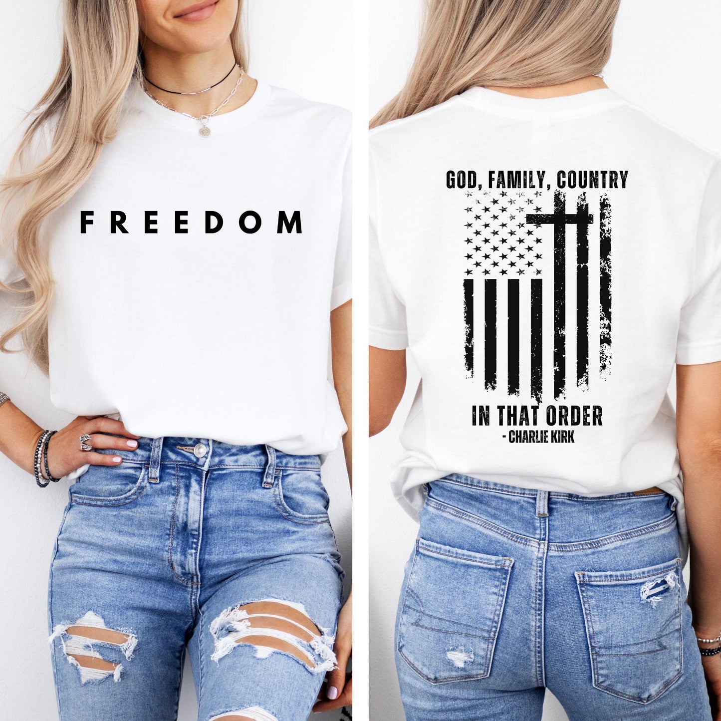 Activism Tee, God Family Country In That Order Unisex Jersey Short Sleeve Shirt, Pray for Charlie Kirk, Equality, Support Diversity