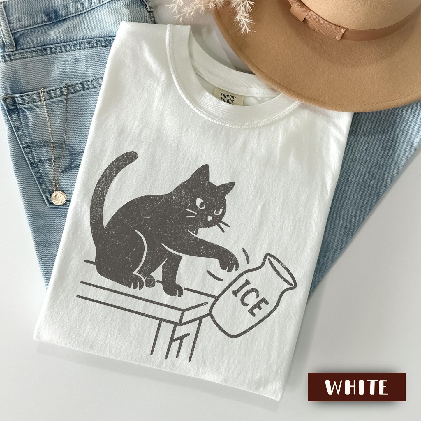 Anti ICE Pro Immigration Shirt, , Abolish ICE Funny Cat Political Tee, Human Rights Civil Rights Equality Tee, Immigration Protest Tshirt