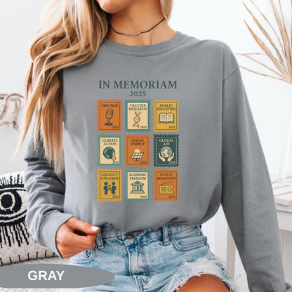 Pro Democracy Shirt, Anti Fascism Tee, Resist Protest Top, Liberal Political Graphic Tee, Comfort Colors® Activism Shirt, Retro In Memoriam