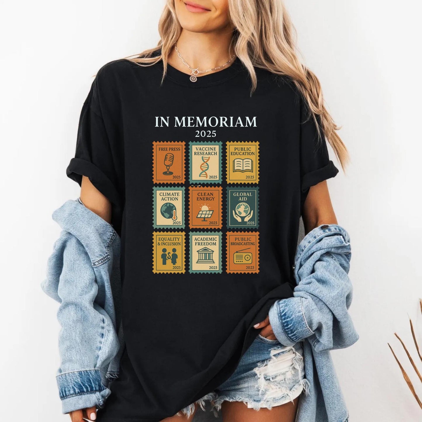 Pro Democracy Shirt, Anti Fascism Tee, Resist Protest Top, Liberal Political Graphic Tee, Comfort Colors® Activism Shirt, Retro In Memoriam
