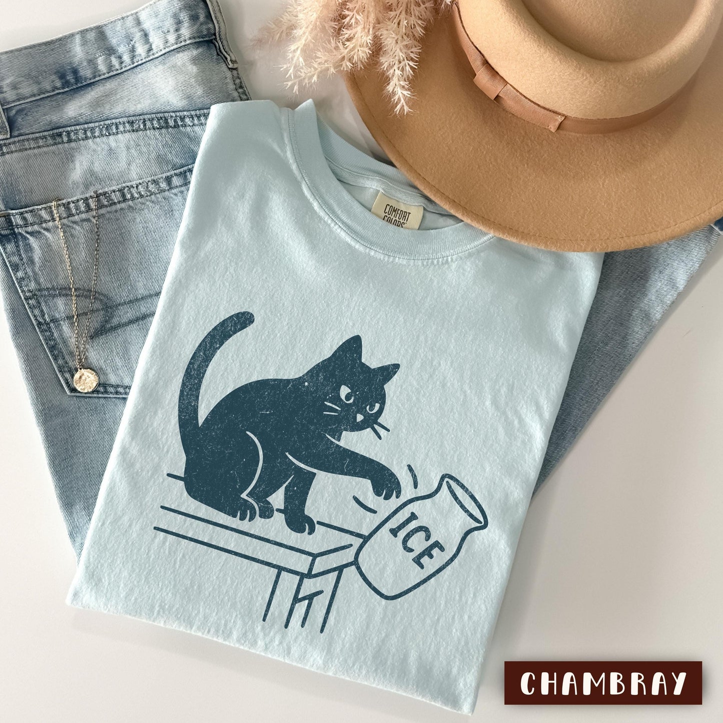 Anti ICE Pro Immigration Shirt, , Abolish ICE Funny Cat Political Tee, Human Rights Civil Rights Equality Tee, Immigration Protest Tshirt