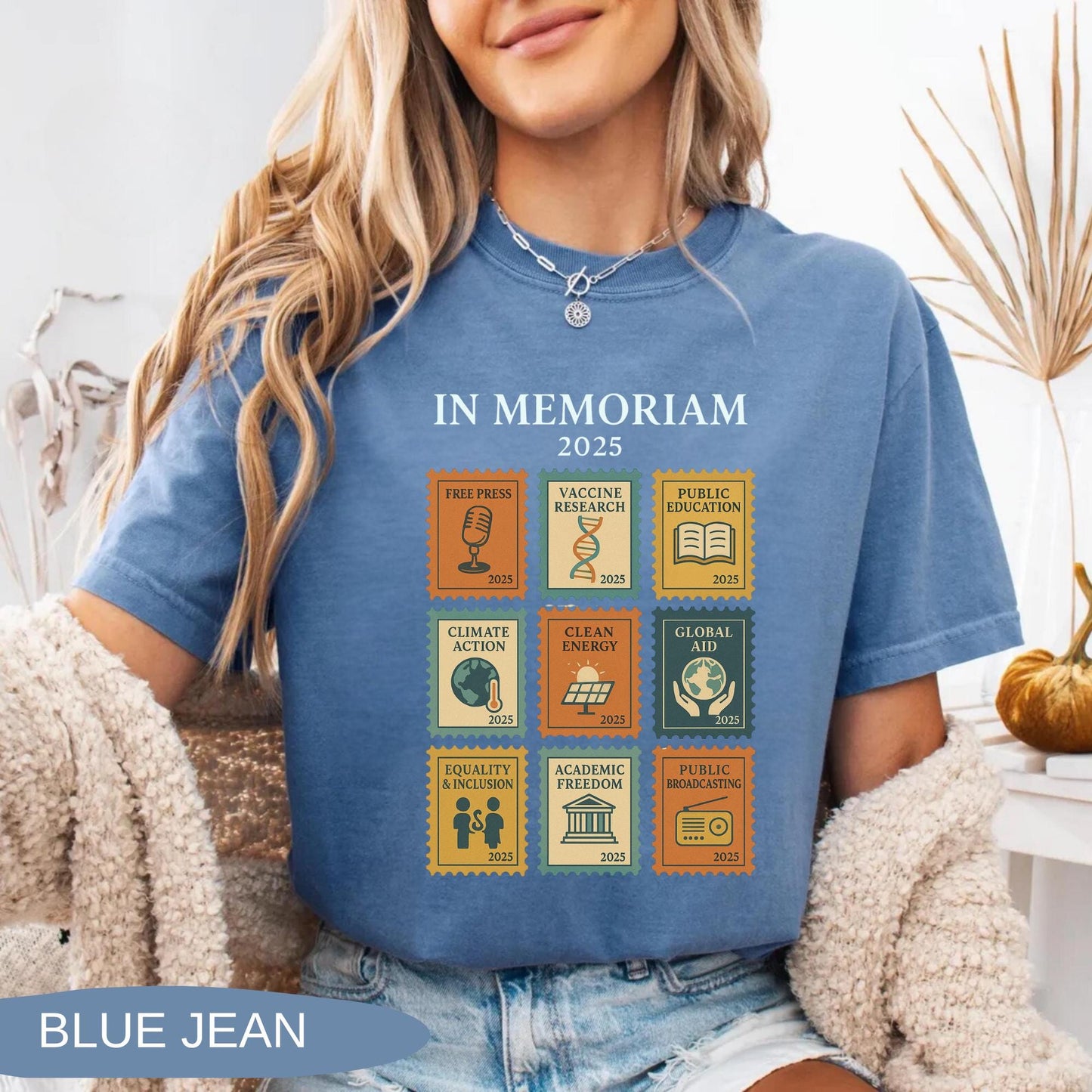 Pro Democracy Shirt, Anti Fascism Tee, Resist Protest Top, Liberal Political Graphic Tee, Comfort Colors® Activism Shirt, Retro In Memoriam
