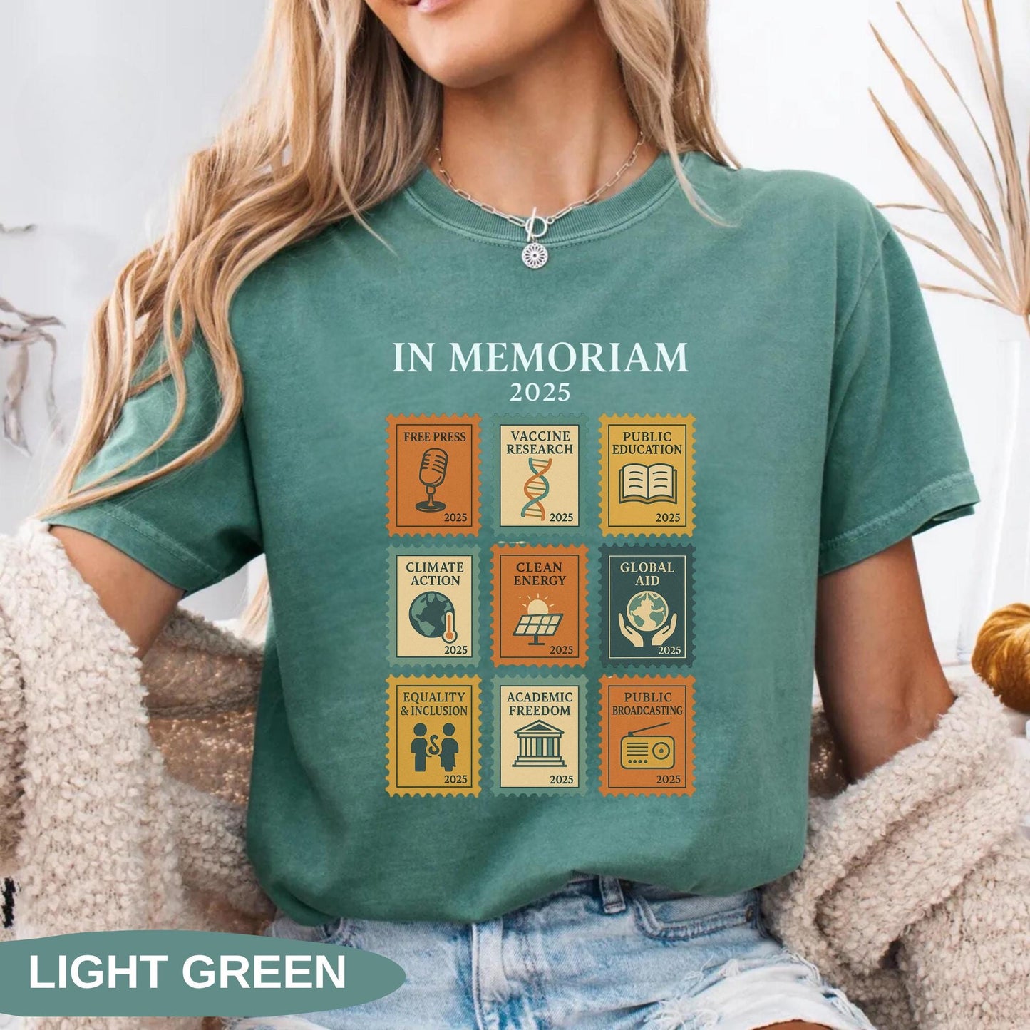 Pro Democracy Shirt, Anti Fascism Tee, Resist Protest Top, Liberal Political Graphic Tee, Comfort Colors® Activism Shirt, Retro In Memoriam