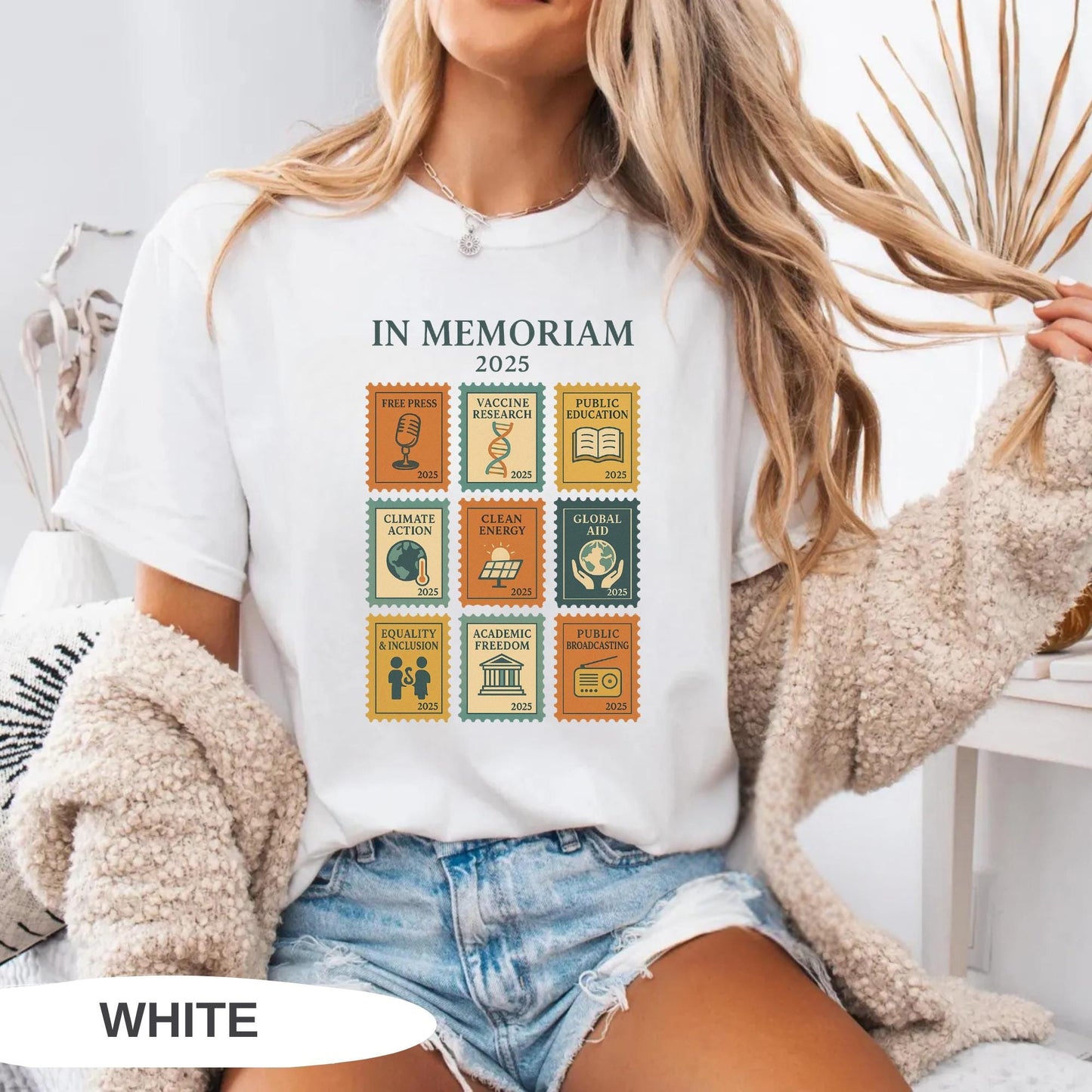 Pro Democracy Shirt, Anti Fascism Tee, Resist Protest Top, Liberal Political Graphic Tee, Comfort Colors® Activism Shirt, Retro In Memoriam