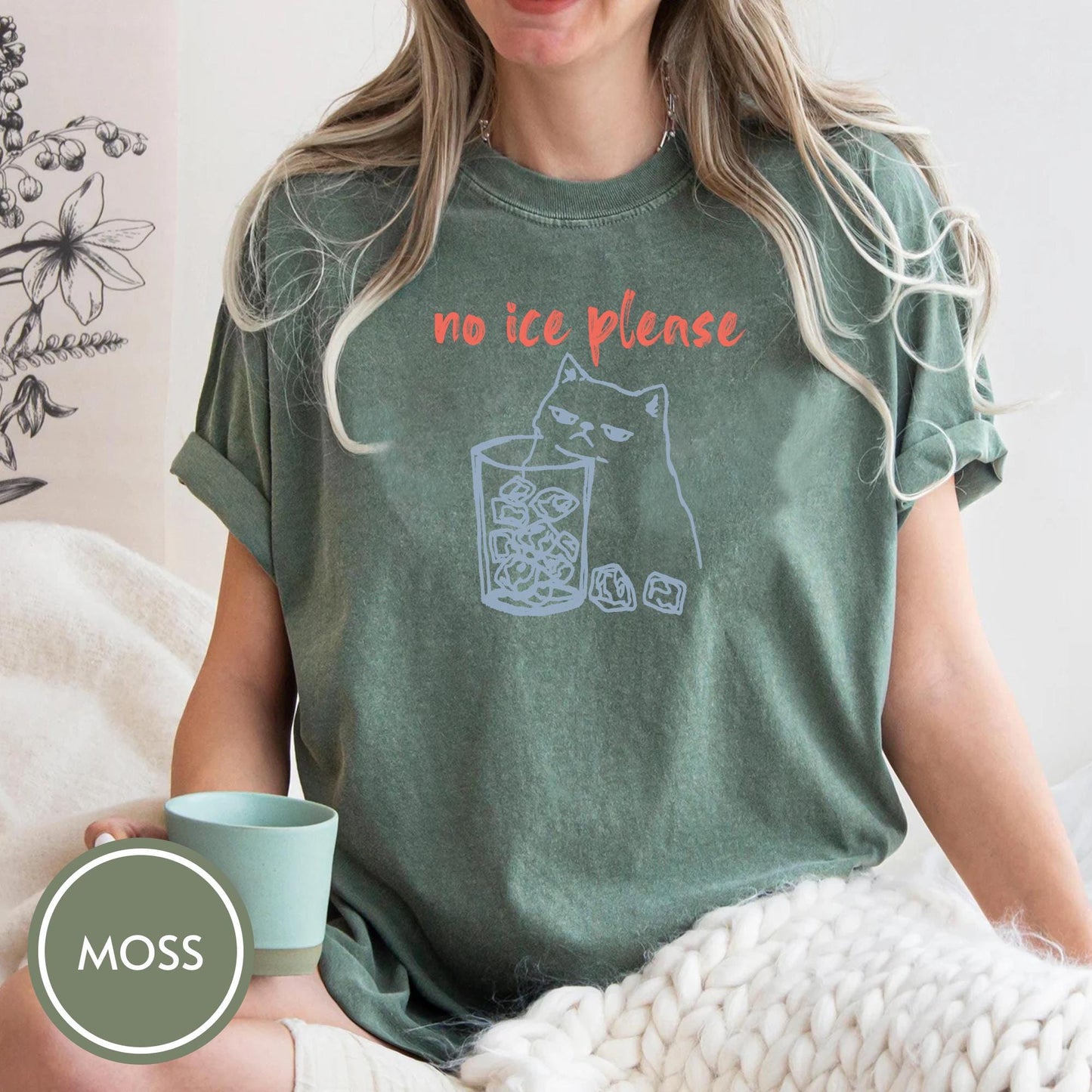 No Ice Shirt with Cat, Pro Immigration Shirt, Abolish ICE TShirt, Anti ICE Political Shirt, Social Justice Shirt, Fuck ICE, Feminist Shirt