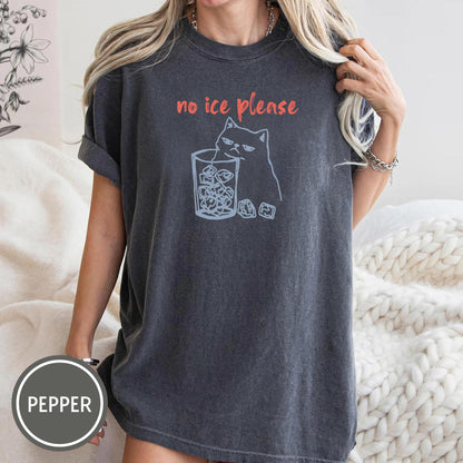 No Ice Shirt with Cat, Pro Immigration Shirt, Abolish ICE TShirt, Anti ICE Political Shirt, Social Justice Shirt, Fuck ICE, Feminist Shirt
