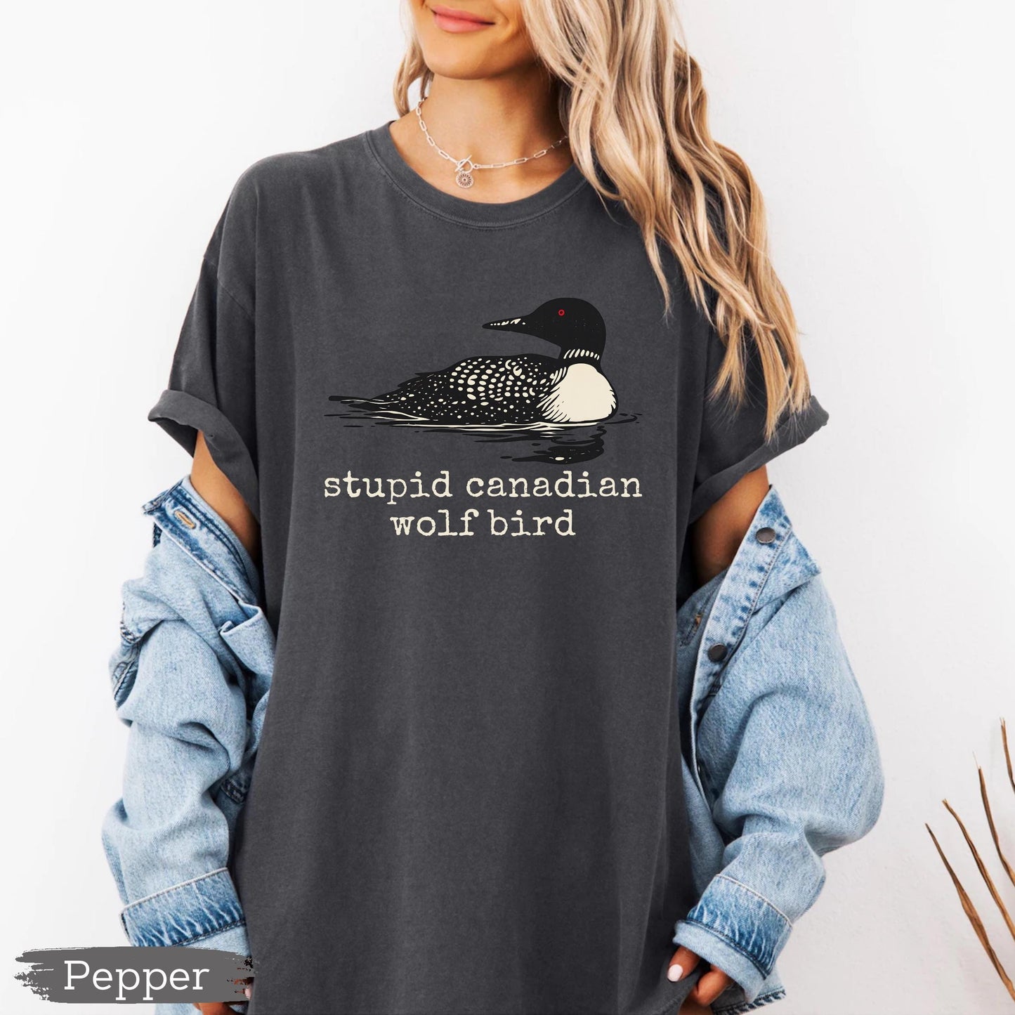 Stupid Canadian Wolf Bird Shirt, Heated Rivalry Tee, Hockey Fan Shirt, Gay Sport Shirt, Team Spirit Graphic Design