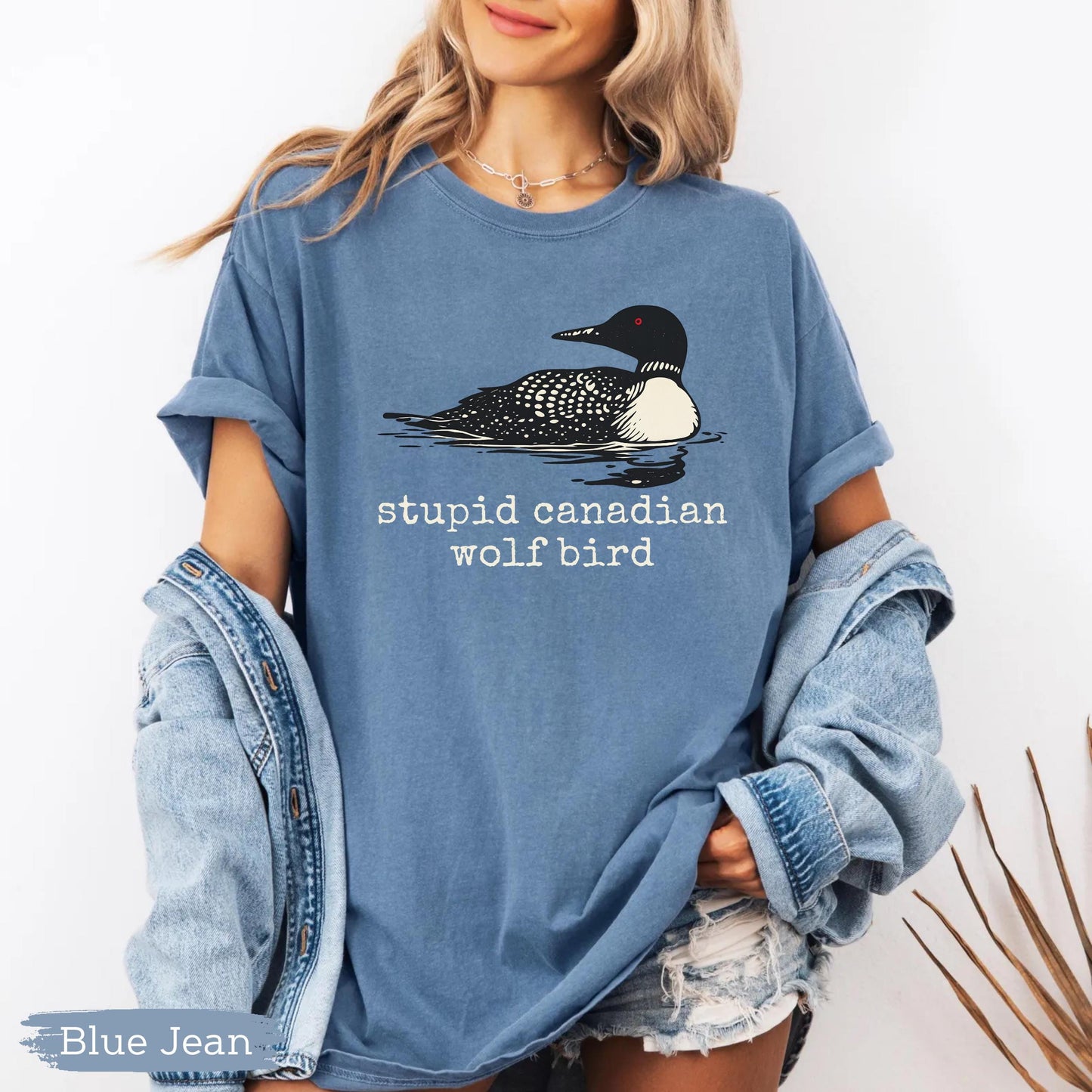 Stupid Canadian Wolf Bird Shirt, Heated Rivalry Tee, Hockey Fan Shirt, Gay Sport Shirt, Team Spirit Graphic Design
