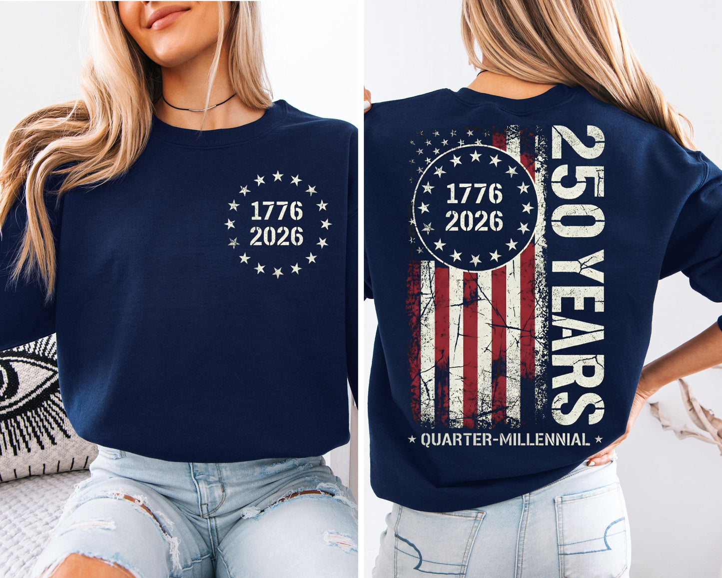 America 250th Anniversary Sweatshirt, 1776–2026 USA T-Shirt, 250 Years of America Shirt, Patriotic American Flag Shirts, Memorial Day Tees