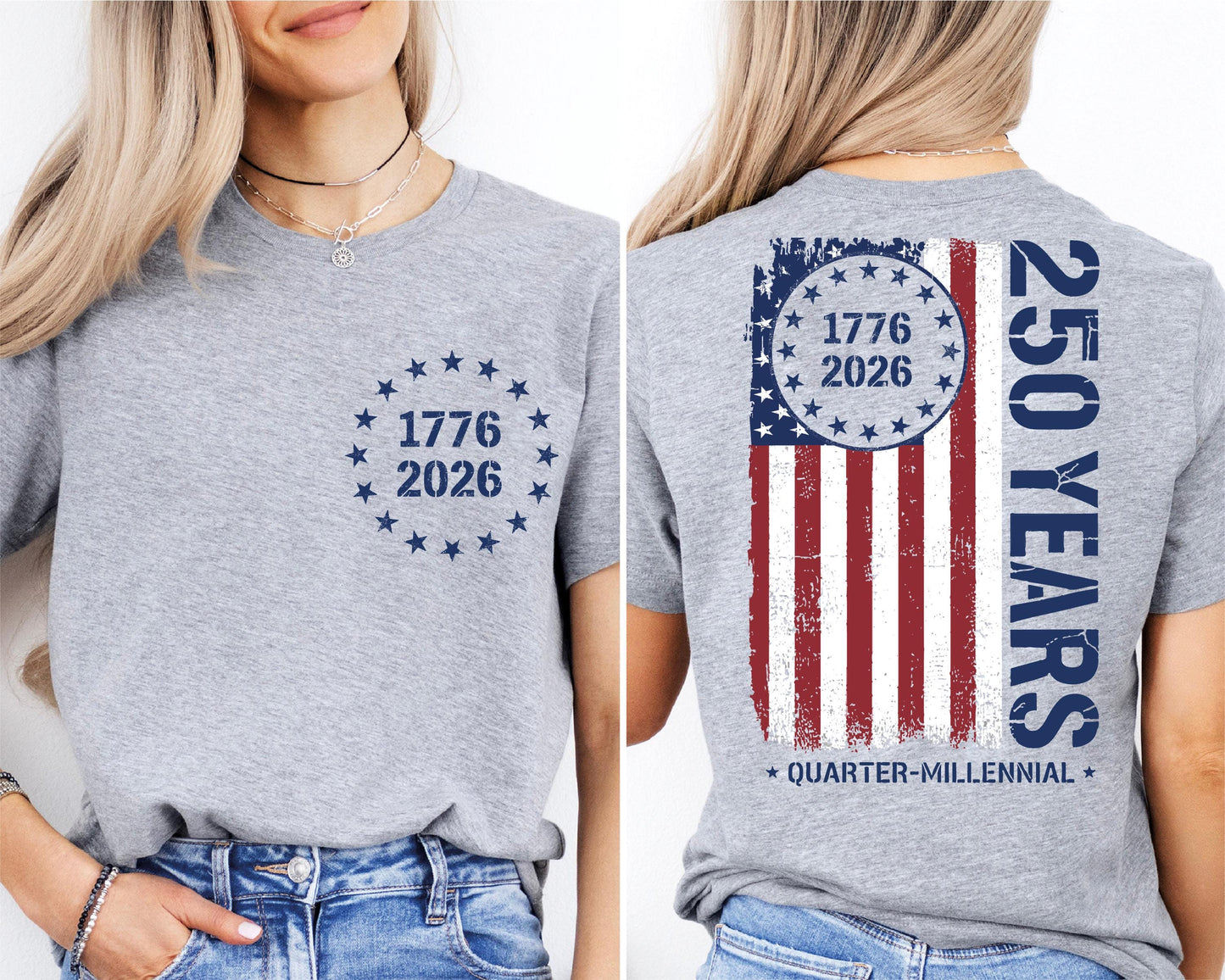 America 250th Anniversary Sweatshirt, 1776–2026 USA T-Shirt, 250 Years of America Shirt, Patriotic American Flag Shirts, Memorial Day Tees