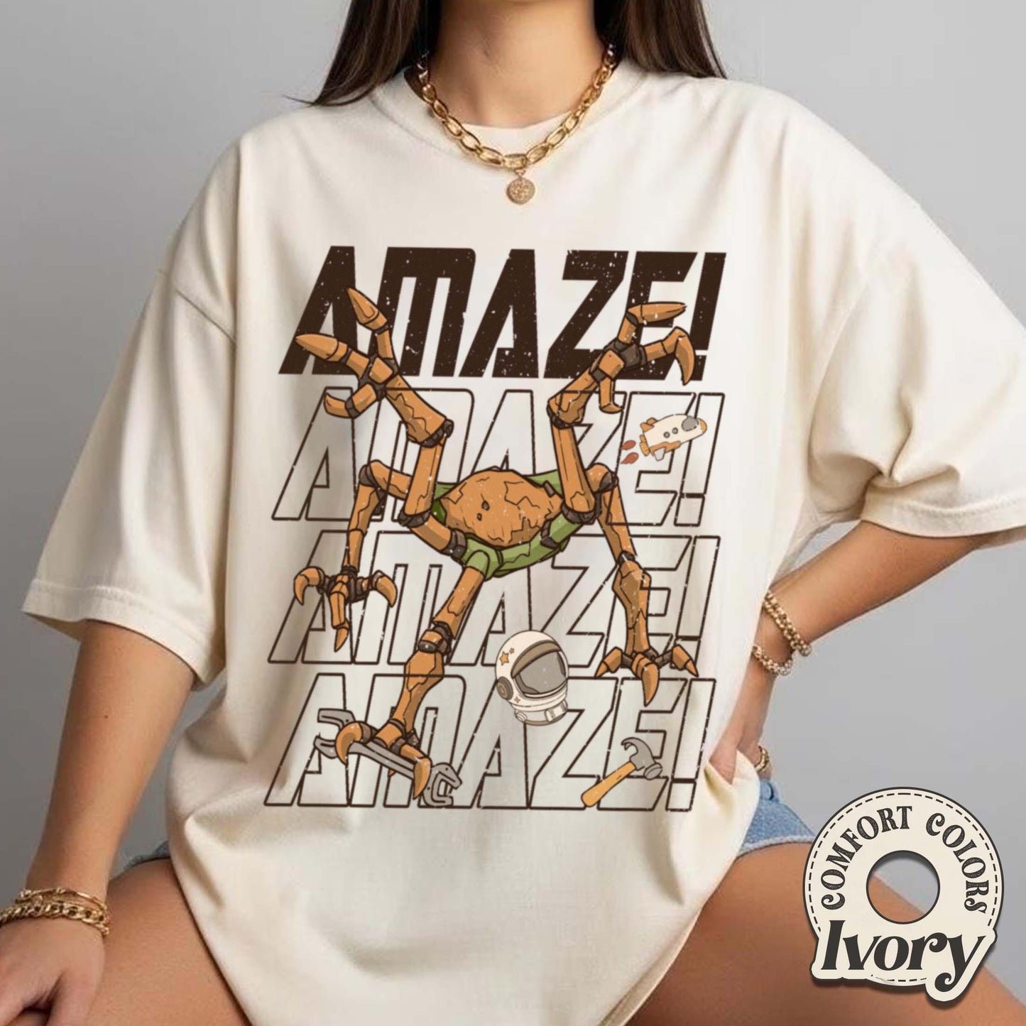 Rocky Amaze Comfort Colors Shirt, Hail Mary Book Inspired Tee, Scifi Reader Gift