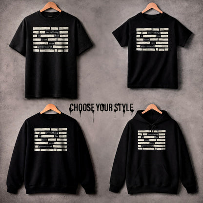 Censored Everything Is Fine Trust Your Government Redacted Meme T-Shirt, Conspiracy Humor Graphic Tee, Bold Truth Seeker Shirt