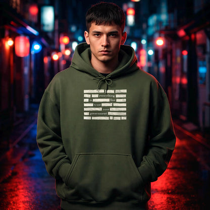 Censored Everything Is Fine Trust Your Government Redacted Meme T-Shirt, Conspiracy Humor Graphic Tee, Bold Truth Seeker Shirt
