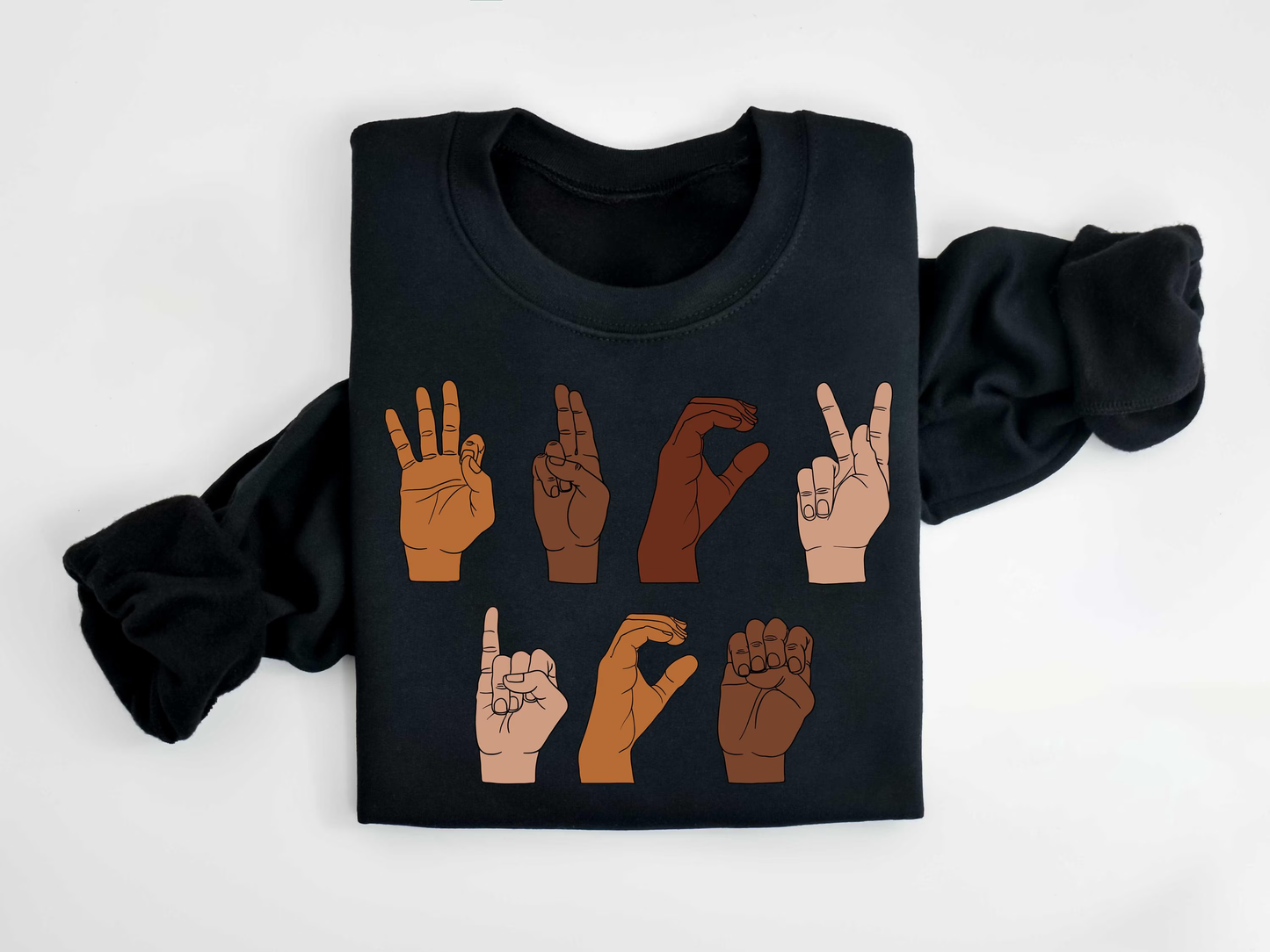 F*ck ICE Hand Sign Language tShirt, Anti Trump Sweatshirt, Anti ICE Tee, Immigration Hoodie, Chinga La Migra Shirt Gift, Activism Sweater