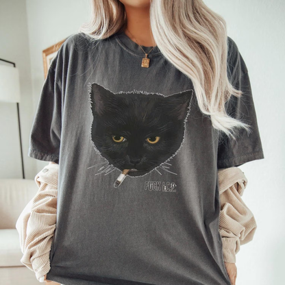 Fuck ICE Smoking Cat Shirt, Anti Trump Tshirts, Protest Shirt, Fuck Donald Trump, Unisex Comfort Colors Fuck Trump Shirt