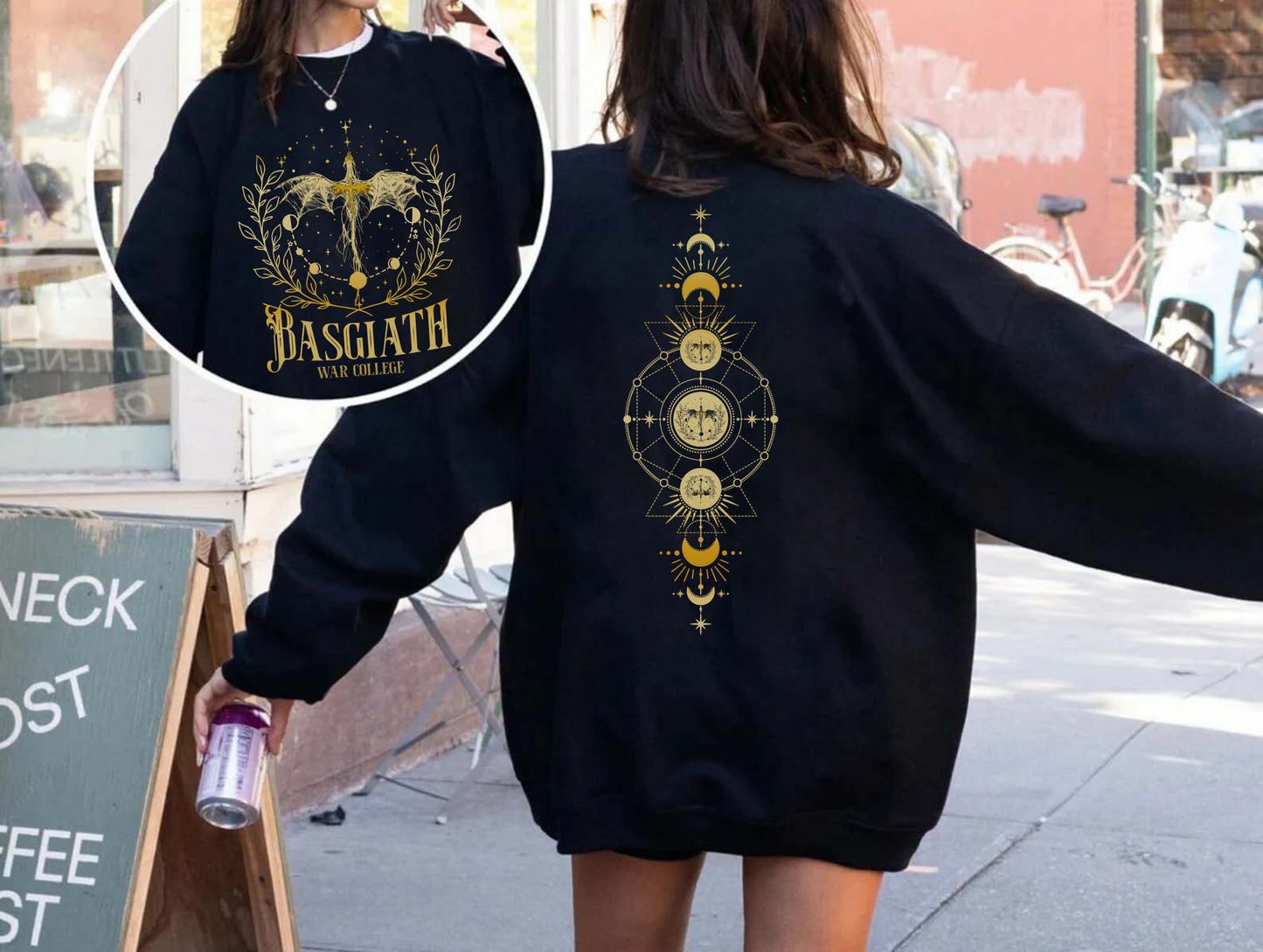 Basgiath War Sweatshirt, Fourth Wing, Shirt For Book Lover, Fantasy Reader, Bookish Shirt, Fantasy Book Reader, "Fly or Die" Design, Book