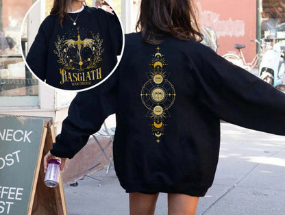 Basgiath War Sweatshirt, Fourth Wing, Shirt For Book Lover, Fantasy Reader, Bookish Shirt, Fantasy Book Reader, "Fly or Die" Design, Book