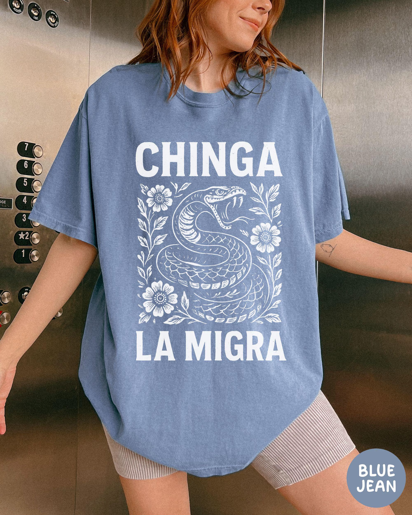 Immigrant Rights Shirt Chinga La Migra Anti Trump Comfort Colors Abolish ICE Anti Fascism Chinga tu Migra Resist Protest Activist Gift