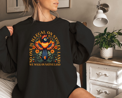 No One Is Illegal On Stolen Land Shirt, Social Justice Shirt, Anti Racism Shirt, Activist Protest Shirt, Native American Shirt, Equality Tee