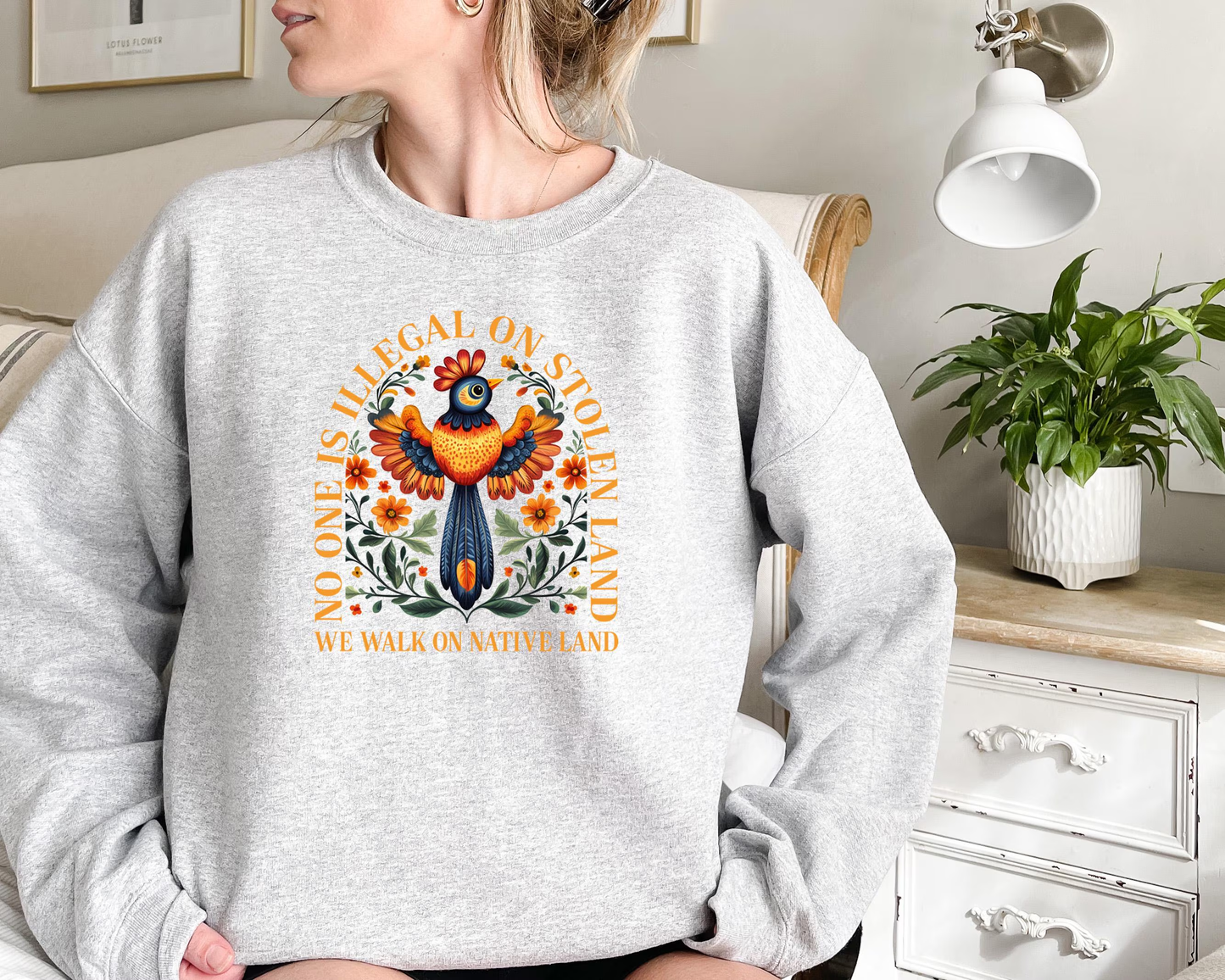 No One Is Illegal On Stolen Land Shirt, Social Justice Shirt, Anti Racism Shirt, Activist Protest Shirt, Native American Shirt, Equality Tee